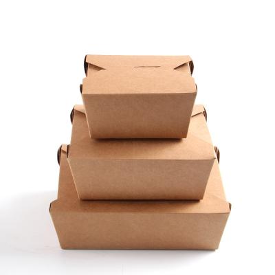 China Restaurant Disposable Custom Disposable Container Take Out Lunch Packing Boxes For Fast Food for sale