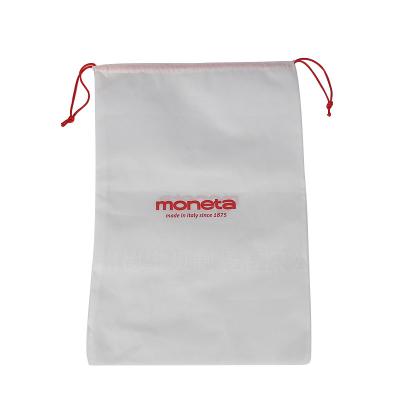 China Creative Recyclable Classic Design Clothing Drawstring Bag Storage Packaging Gift Dustproof Nonwoven Bags for sale