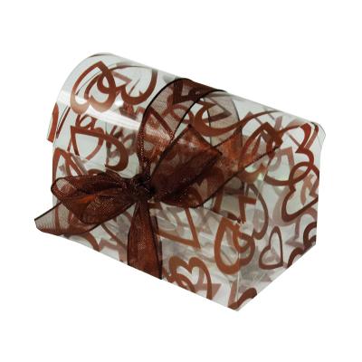 China Disposable Hot Goods Wedding Plastic Box Transparent Cubic Packaging Box For Chocolate Candy Cake for sale