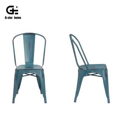 China Vintage Modern Wholesale Cheap Bulk Metal Free Sample Metal Latest Style Dining Chair for sale