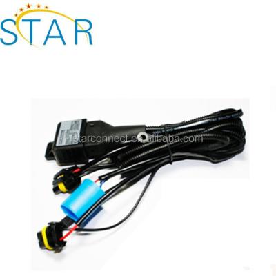 China Automobile Factory Car HID Bi-Xenon 9007 Relay HB5 Wiring Harness for sale