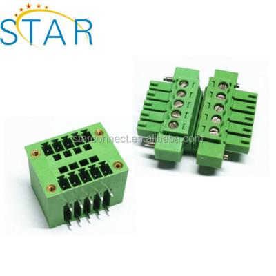 China Factory Pitch 3.81mm 4 Way Three Way Terminal Block With High Quality 3.81mm for sale