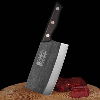 China Tang Hammer Forged Kitchen Knife Full Viable Knife Butcher Cleaver Chopper Knife Bone Chopping Meat Cleaver for sale