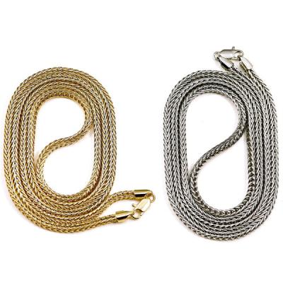 China Hot Cuban Collares Jewelry Snake Bone Snake Style Hiphop Hiphop Hip Hop Link Chain 90CM Black Gold White Chain Charm Necklace Cuban Jewelry for sale