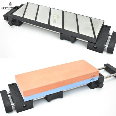 China Durable Whetstone Backing Sharpening Adjustable Rubber Stone Base 304 Stainless Steel No-Slip For Easy Honing for sale