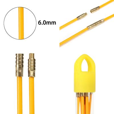 China China Factory Fiberglass Fish Tape Rods Fish StickWire Wholesales Durable Fish Tape Working Kit Connectable Puller Push for sale