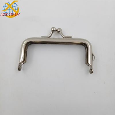 China Eco-friendly Metal Purse Bag Frame 7.7*3.8cm Frame 7.7*3.8cm Purse Clasp Frame Metal Purse Bag Frame Purse Clutch Frame for sale