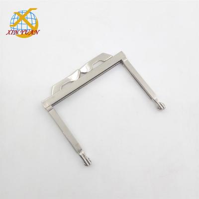 China Fasion Square Metal Purse Frame 8*6cm Nickel Purse Sight Purse Clutch Frame for sale