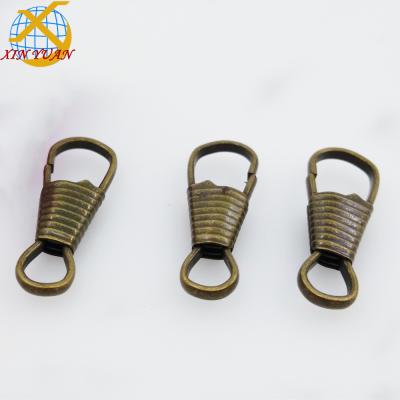 China Factory Price Metal Clasp Bag Small Metal Hardware Dog Bronze Hardware for sale