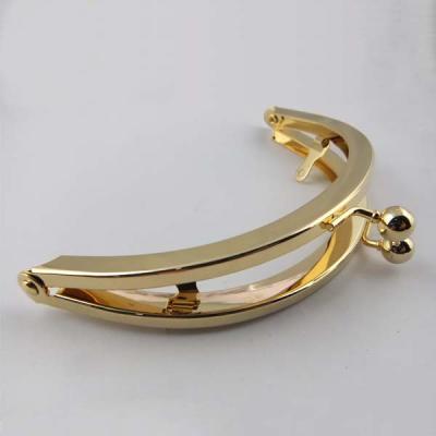 China Gold Purse Clasp Metal Frame Purse Frame Supplies Bags Etc. 6.6*3inches of purse wallet for sale