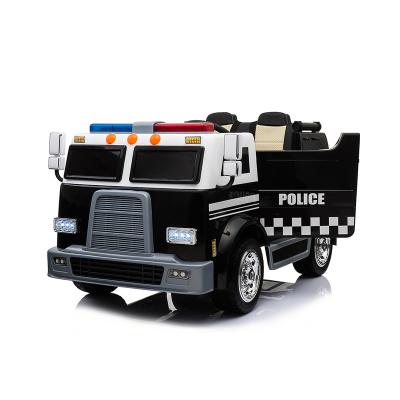 China Ride On Toy 2018 New Item Police Kids Car For Double Seats With Intercom Ride On Kids Electric Car for sale