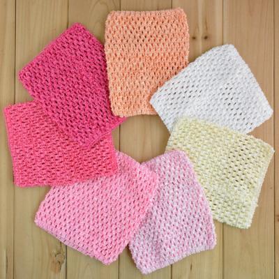 China Best Selling Fashion Crochet 6inch Breast Wrap Bandeau Children's Breast Wraps 37 Colors for sale