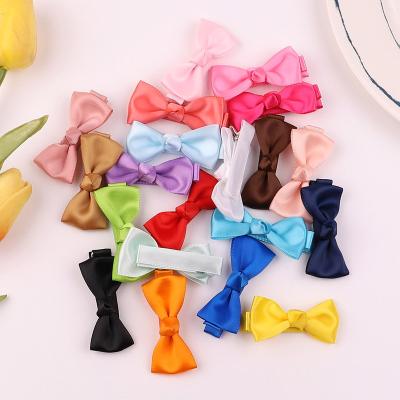 China Fashion Colorful Children's Hair Accessories Baby Sweet Bow Hairpin for sale