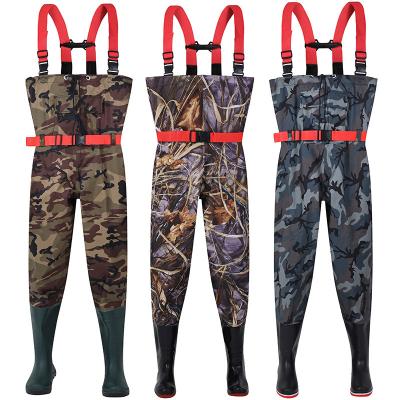 China 100% Manufacturer Customized Camo Neoprene Waterproof Professional Chest Hunting Waders for sale