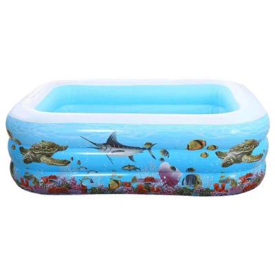 China Water Fun Sets Hot Sale Swimming Pool PVC Inflatable Swimming Pool, Outdoor Family Backyard Swimming Pool for sale