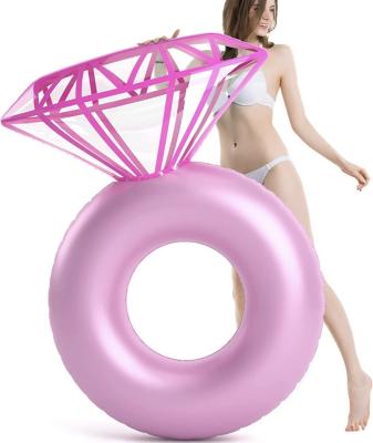 China Inflatable High Quality Diamond Ring Water Fun Places Factory PVC Swimming Circle for sale