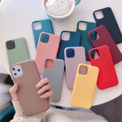 China Wholesale 2021 Factory Price Shockproof Ultrathin Mobile Phone Protective Case TPU For iPhone 11 12 13 Pro Max Phone Case for sale