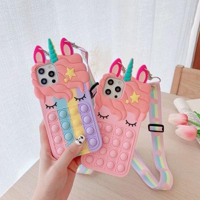 China Hot Sales Promotion Gift OEM/ODM Cartoon Silicone 3D Cover Device Shockproof Cute Cell Phone Bags For iPhone 11/12/13 Phone Case for sale