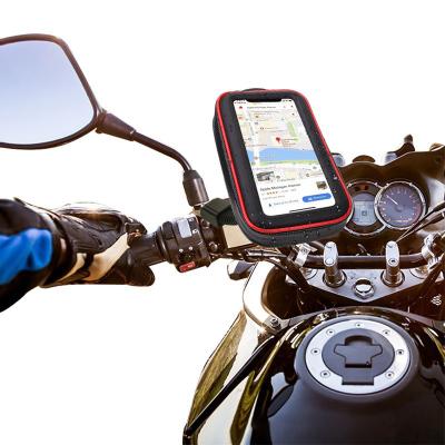 China Waterproof Top Selling TPU Touch 360 Degree Rotating Waterproof Bicycle Phone Bag for sale