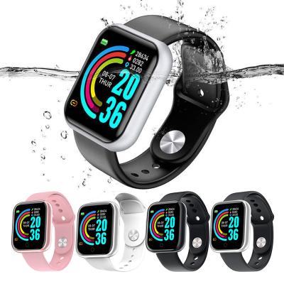 China Top Sales IP67 Waterproof Fashion Sports Smart Bracelet Big Screen Waterproof Dustproof Heart Multicolor Rate Monitoring Smart Watches for sale