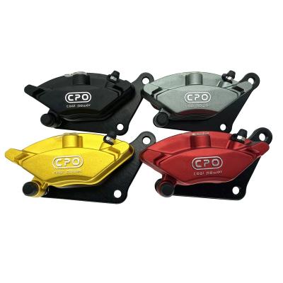 China CPO Aluminum Brake Caliper AEROX NMAX NVX For Yamaha Front Brake Caliper 2 Pistons Four Colors for sale