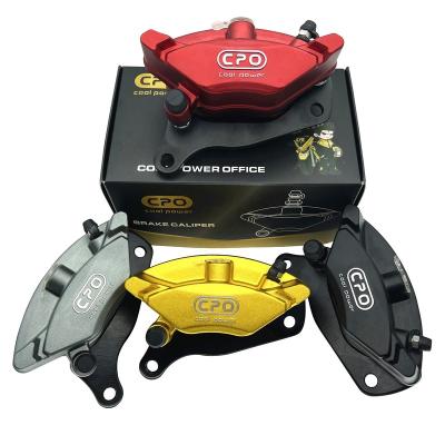 China CPO Aluminum Brake Caliper AEROX NMAX NVX For Yamaha Rear Brake Caliper 2 Pistons Four Colors for sale