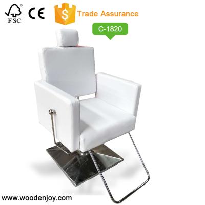 China 2019 Modern New Barber Chair For Hair Salon White Modern Design Styling Chair C-1820 for sale