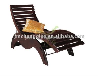 China Naturally outdoor wooden lazy chair sls-016, retro style, leisure waterproof paint for sale