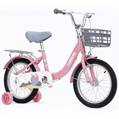 China FANBEIMU Pink Factory Cheap Steel Lightweight Kids Bike With Rear Seats Suitable For Ages 5 14 for sale