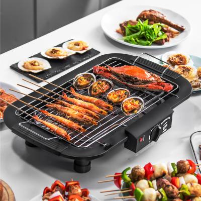 China Removable Oil Collector Household Use Smokeless BBQ Table Grill Electric BBQ Grill for sale