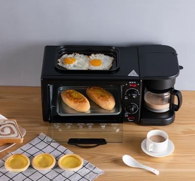 China 3 in 1 wholesale three-in-one automatic breakfast maker machine coffee machine for sale