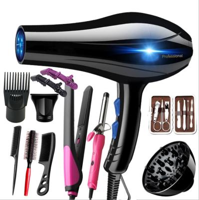 China Hot Sale Cameroon Ionic Hair Dryer Sets Negative Ionic Hair Blow Dryer With Diffuser And Concentrator for sale