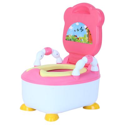 China Potty Plant Shape Potty Cute Potty Cute Potty Toddler Supply Portable Children's Plastic Baby Potty Training Potty For Children for sale