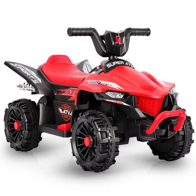 China Ride On Toy New Arrival 4 Wheel Electric Beach Motorcycle Electric Off-Road Vehicle Double Drive For Kids for sale