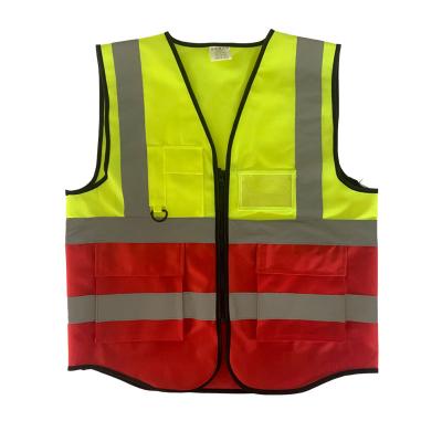 China FLASH LED Construction Safety Reflective Working Vest for sale