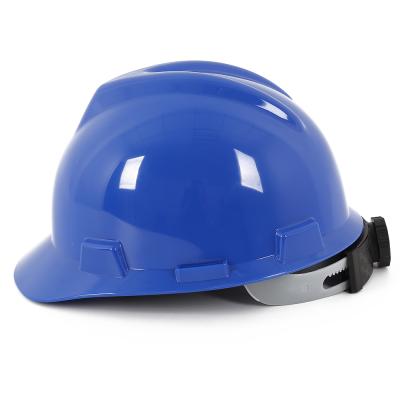 China Blue V Style ABS Anti Impact Warp Strips Industrial Safety Helmet Construction for sale