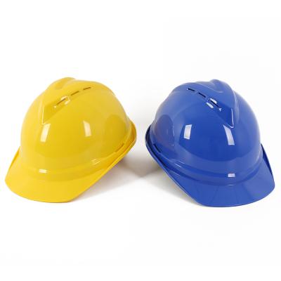 China Industry New Design V Style ABS Construction Hard Hat V Shape Safety Helmet Low Density Model Polyethylene Material for sale