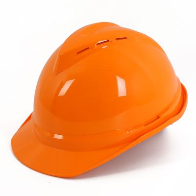 China OEM Factory Layout Helmet Safety V Style Hard Hats Shockproof With Chinstrap for sale