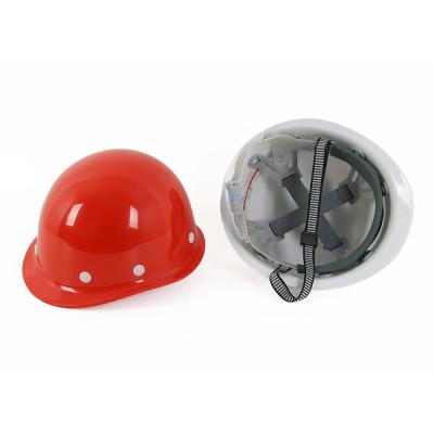 China high quality wholesale industrial hard hats price miner safety helmet button style construction for sale