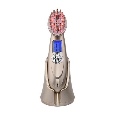 China Electric Face Lift Hair Loss Treatment Comb Improve Hair Growth Treatment Therapy Infrared Light Head Massager Led Light Therapy for sale