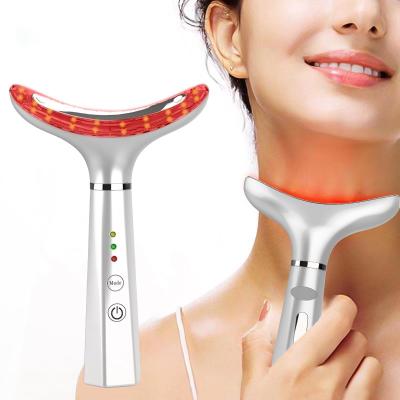 China Wrinkle Remover Beperfect Beauty Device Home Use Led Light Therapy Neck Beauty Care And Neck Massager Skin Tighten Anti Wrinkle Remove Massager for sale