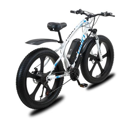 China New Style 2021 48v 1000w Magnesium Wheel Aluminum Alloy High Carbon Steel Alloy Integrated Mountain Bike 26 Inch Electric Bicycle for sale