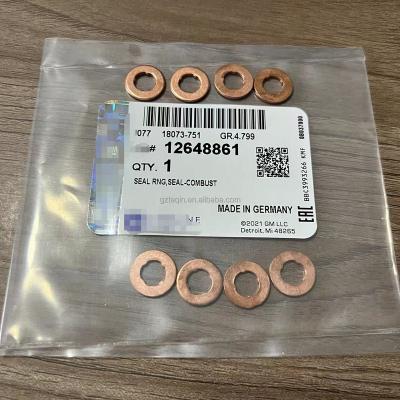 China Diesel Fuel Injection System Engine Copper Gasket Sprayer Injector Gasket For Opel Ford Lancia Suzuki Fiat 12648861 for sale