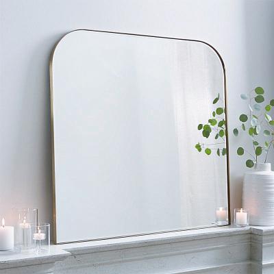 China Morden Glass Mirror Vintage Decoration Simple Classic Metal Framed Mirror Design Decorative Wall Mirrors for sale