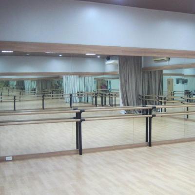 China Modern Morden Glass Mirror Gym Wall Dance Studio Mirror for sale