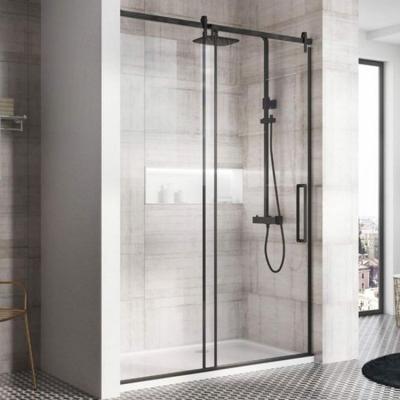 China Eco-friendly 10MM Tempered Clear Glass Shower Door Shower Enclosure Shower Room for sale