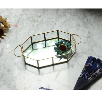 China Mirror Tray Storage Makeup Tray Storage Organizer for sale