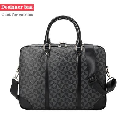 China Famous Designer Bag Brands Porte Documents Style Briefcase Leather Messenger Bag Designer Handbags Famous Brands Handbags For Women Men for sale