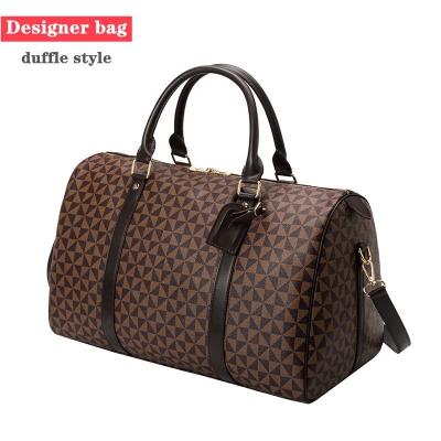 China Luxury branded folding handbag travel famous designer leather handbag weekend gym shoulder bag famous style designer handbags designer handbags duffel bag for sale