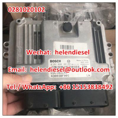 China Genuine and New BOSCH ECU 0281020102 , EDC16UC40 , 43003BF001, 0 281 020 102 , Bosch original and brand new for sale